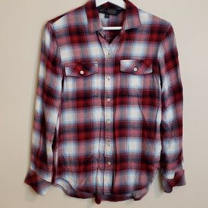 EUC Gap + Pendleton Soft Flannel Button Up XS petite